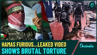 LEAKED IDF Video Israeli Prison Footage Shows Palestinians Assault Hamas Vows Revenge [upl. by Cyb]