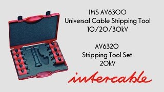 Intercable IMS AV6300AV6320 Universal Cable Stripping Tools [upl. by Etteniotnna]