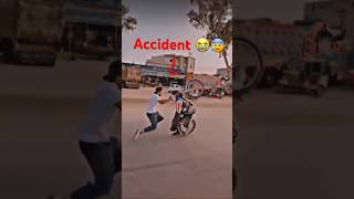 Bike wheeling accident  automobile hondamotorcycle wheeling wheele wheelieing [upl. by Trebmer]