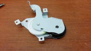 How to quickly repair an HP LaserJet 4250 swing plate gear [upl. by Esiom]