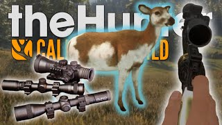 Hunt with 3 NEW Scopes  theHunter Call of the Wild [upl. by Hazeefah]