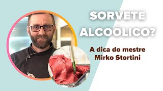 Como não fazer o álcool evaporar no sorvete dicas Mirko Stortini [upl. by Ttekcirc]