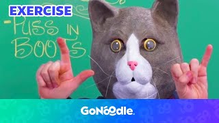 I To The L With Mr Catman  Activities For Kids  Exercise  GoNoodle [upl. by Gati3]