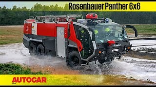 Rosenbauer Panther 6x6 Fire Truck  Feature  Autocar India [upl. by Narda312]