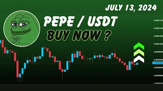 Pepe coin  Pepe  price prediction next pump  Pepe Crypto  crypto signals July 7 2024 [upl. by Lizned]