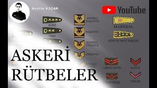 Eski Askeri RÃ¼tbeler [upl. by Evelinn]