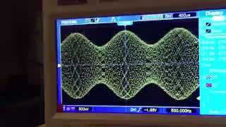 Amplitide modulation testing on the Hantek 5072P using a TSG17 [upl. by Leahicm]