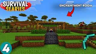 Make Enchantment Room Minecraft PE Survival Series Ep 4  Minecraft 121 Survival Gameplay In Hindi [upl. by Strephonn825]