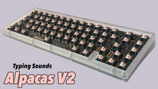 KBD67 MKII Polycarbonate Typing Sounds Alpacas V2 [upl. by Yenattirb]