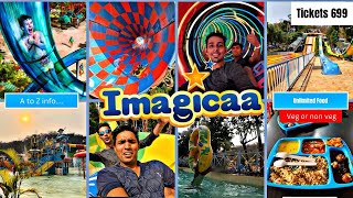 Imagicaa Water Park Khopoli  All RidesSlides Ticket PricelOfferFood  A to Z Information [upl. by Assenay]