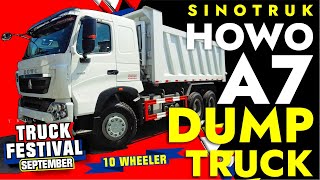 Sinotruk Howo A7 Dump Truck  10 Wheeler  Specs and Features [upl. by Nata]