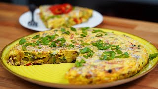 💥 FRITTATA sau OMLETA cu CARTOFI PRAJITI PARMEZAN si LEGUME❗❓  Șef Paul Constantin [upl. by Horwitz]