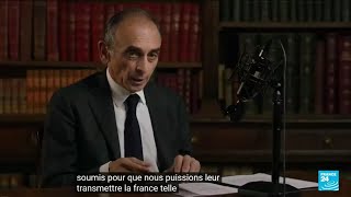 Présidentielle  le polémiste dextrême droite Éric Zemmour annonce sa candidature [upl. by Ilrak]