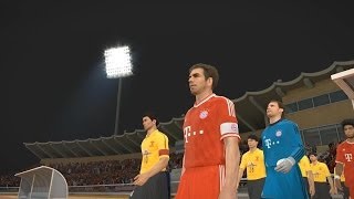 PES 2014 FC Bayern Munich vs Guangzhou Evergrande Gameplay [upl. by Yankee417]