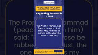 Neglecting Salawat is a Loss [upl. by Audsley623]