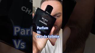 Bleu de chanel parfum vs eau de toilette [upl. by Halihs571]