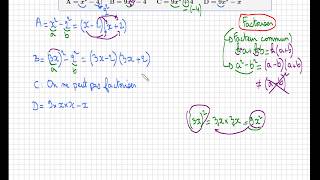 factoriser une expression • facteur commun et identité remarquable • quatrième troisième seconde [upl. by London]