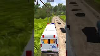 Emergency ambulance 🚑😱bussed gaming bussimulatorindonesia sngamingkannada [upl. by Eciened]