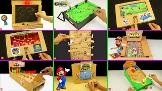 10 Amazing Cardboard Games Compilation  Beginner Life [upl. by Leizar]