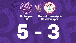 52 Orduspor 22 Karaköprü Belediyespor Penaltılar 53  ÖZET [upl. by Aihsotal379]