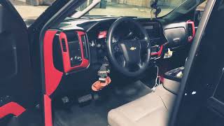 2018 Chevy Silverado NEW RED INTERIOR [upl. by Karab]