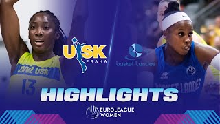 ZVVZ USK Praha v Basket Landes  Gameday 1  Highlights  EuroLeague Women 202324 [upl. by Lleryd]