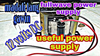 paano gumawa Ng 12 volts power supply  how to make 12 volts power supply  power supply Assembly [upl. by Adnotal44]