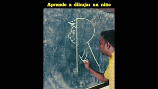 Aprende a dibujar un niño muy facil dibujosfaciles dibujo arte dibujarfacil art comodibujar [upl. by Felicle]