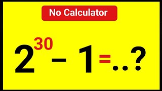 A Nice Olympiads Exponential Trick  No Calculator Allowed 📵 [upl. by Venetia851]