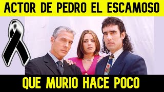 El actor de Pedro el Escamoso que falleció hace poco Tristemente no estará en Pedro el escamoso 2 [upl. by Rehpotsyrhc]