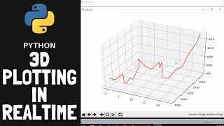 SOURCE CODE Python 3D Plotting Live Data in RealTime [upl. by Eelyah]