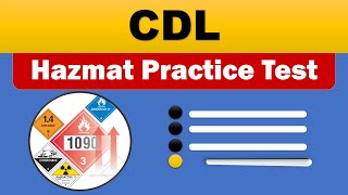 CDL Hazmat Practice Test 2023 Hazardous Material Endorsement Exam Knowledge Test Prep [upl. by Norvell942]