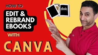 How To Edit And Rebrand An Ebook Using Canva [upl. by Ellinnet]