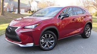 2015 Lexus NX200t FSport Start Up Road Test and In Depth Review [upl. by Acemat]