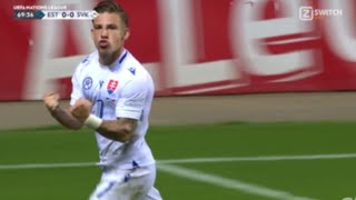 Tomáš Suslov Goal Estonia vs Slovakia 01 All Goals and Extended Highlights [upl. by Toms723]