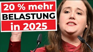 GRÜNE ABWIRTSCHAFTSWUNDER Lebenshaltungskosten werden 2025 weiter STEIGEN CO2Bepreisung [upl. by Aiduan]