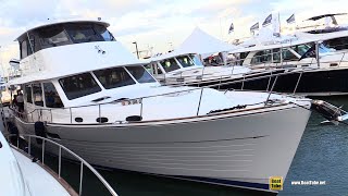 2019 Grand Banks Yachts GB60 Luxury Yacht  Walkthrough  2019 Miami Yacht Show [upl. by Arvy129]