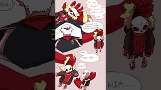 Underfell Sans Gets Dealt With Comic Dub [upl. by Atiuqcaj]