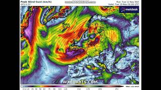 Wichura w Europie będzie potężna Silny wiatr również w Polsce [upl. by Kcired]