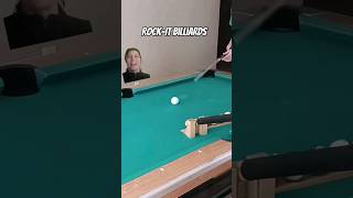 Billiards Training Aid called the ROCKIT LAUNCHER billiards poolplayer 8ballpool 9ball pool [upl. by Filberte889]