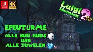 LUIGIS MANSION 2 HD 👻 Welt 2 Efeutürme 100 Guide Alle Juwelen💎und Buu Huus 👻 Efeutürme 🍃 [upl. by Ola]