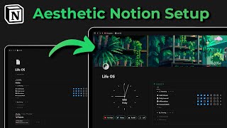 How to make your Notion dashboard more aesthetic like way more [upl. by Ehudd]