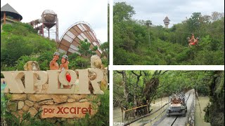 XPLOR BY XCARET VLOG tirolesas anfibios toboganxote🫨 [upl. by Behlau66]