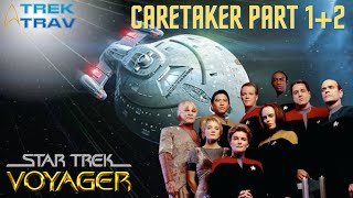 Star Trek Voyager 1x01  1x02 quotCaretakerquot REVIEW [upl. by Imaj]