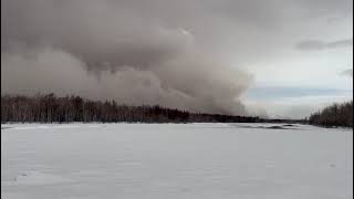 The eruption of volcano Shiveluch Kamchatka Russia April 11 2023 [upl. by Dinerman]