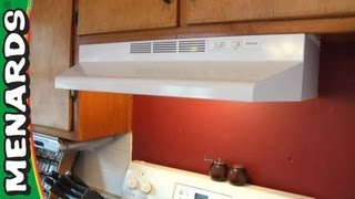 How To Install a Rangehood  Menards [upl. by Arras]