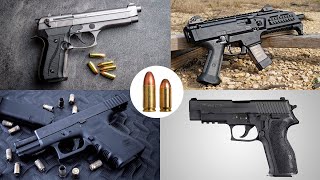 Las 15 Mejores Armas Calibre 9mm [upl. by Loram]