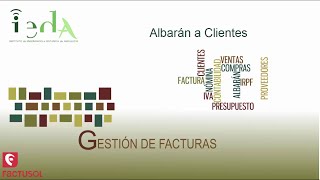 Albarán a Clientes con FactuSOL [upl. by Hellene]