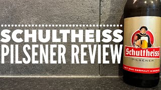 Schultheiss Pilsener Review By Schultheiss Brauerei  German Pilsener Review [upl. by Sanferd]