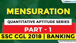 Mensuration  PART  1  Quantitative Aptitude Series  SSC CGL 2018  Banking [upl. by Rehpotsirhk]